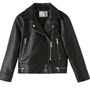 Zara Girls used leather jacket Girls size 13/14